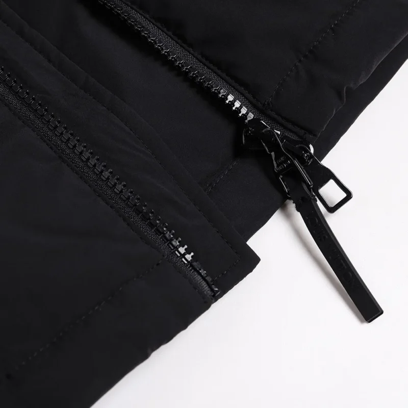 Replica LOUIS VUITTON Down Jacket Black Hooded Reps - RepLuxe