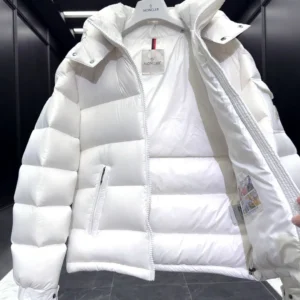 Replica Moncler Maire Down Jacket White Short Reps - RepLuxe