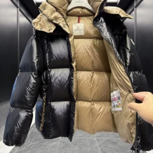 Replica Moncler Parana Black Glossy Jacket Reps - RepLuxe