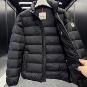Replica Moncler Baudinet Down Jacket Black Quilted Reps - RepLuxe