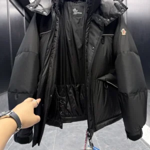 Replica Moncler Grenoble Albiez Down Jacket Black Casual Reps - RepLuxe