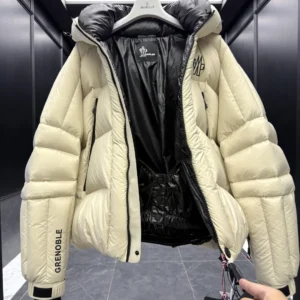 Replica Moncler Grenoble Cherferie Down Jacket Ivory Casual Reps - RepLuxe