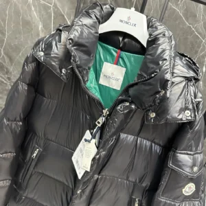 Replica Moncler Hanoverian Long Down Jacket Black Reps - RepLuxe