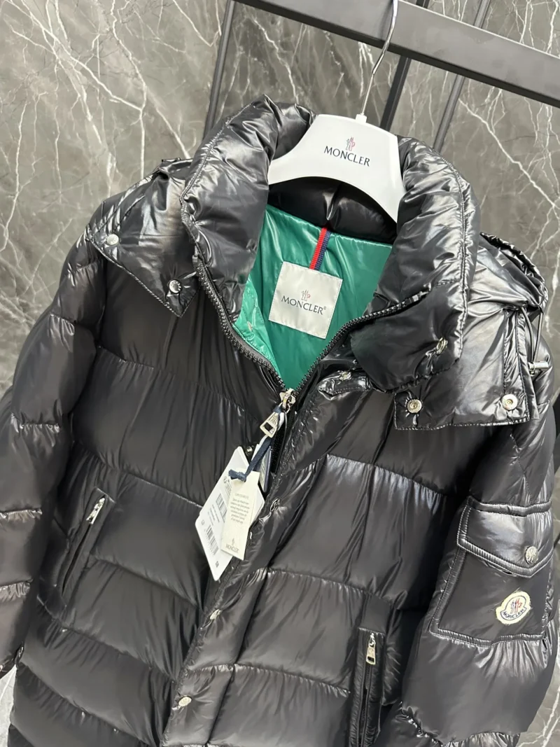 Replica Moncler Hanoverian Long Down Jacket Black Reps - RepLuxe