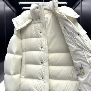 Replica Moncler Maya 70 Down Jacket Cream White Reps - RepLuxe