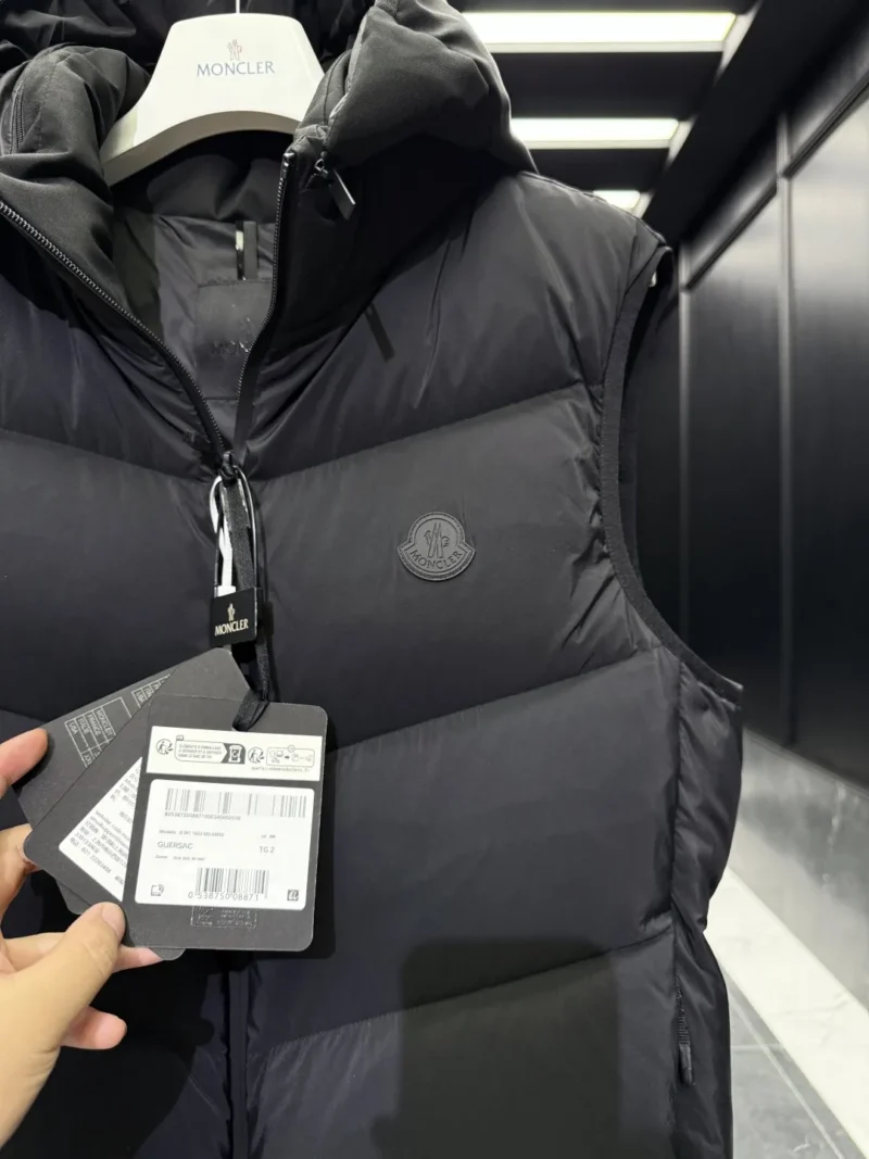 Replica Moncler Guersac Quilted Vest Black Men Reps - RepLuxe