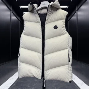 Replica Moncler Guersac Down Vest Cream Quilted Reps - RepLuxe