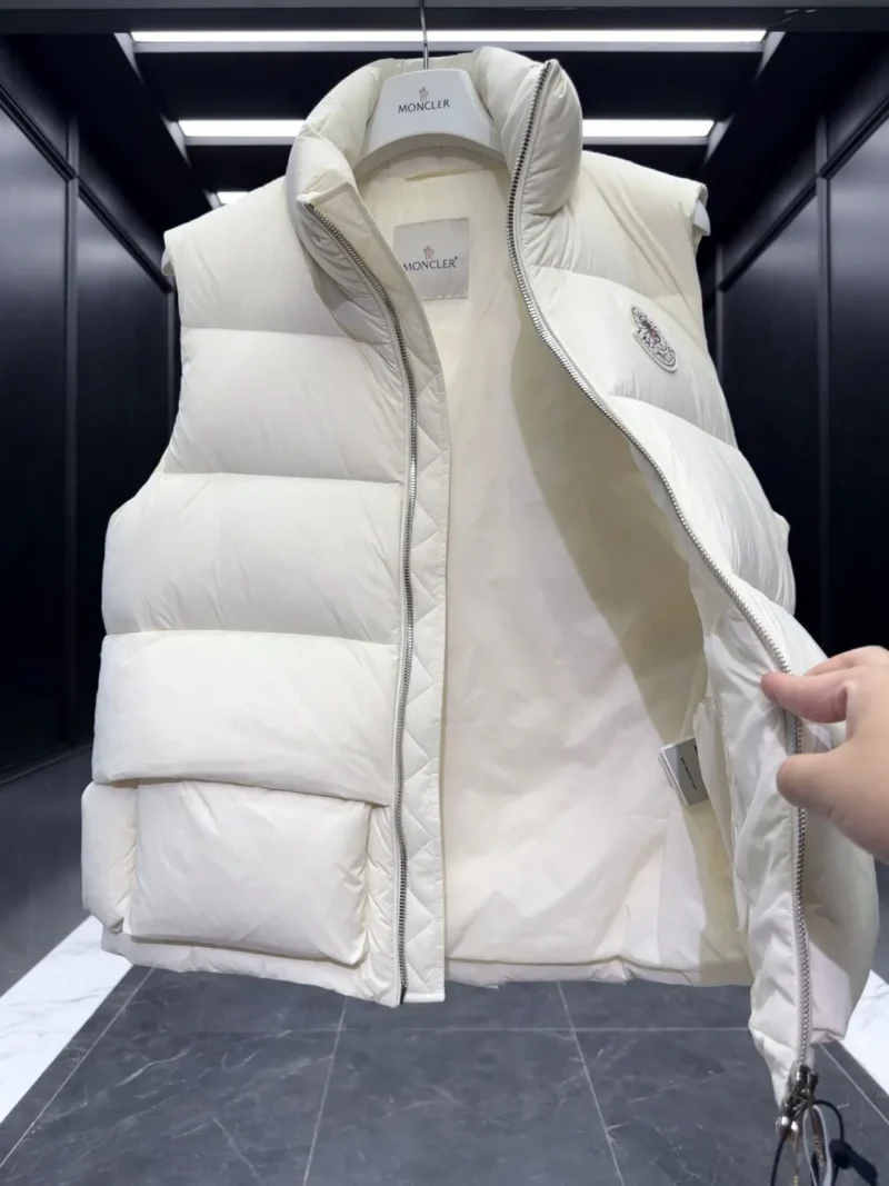 Replica Moncler Christopher Raxxy Vest Cream Quilted Reps - RepLuxe