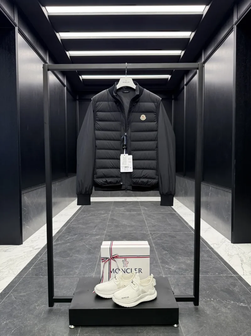 Replica Moncler Verney 3in1 Down Jacket Black Quilted Reps - RepLuxe