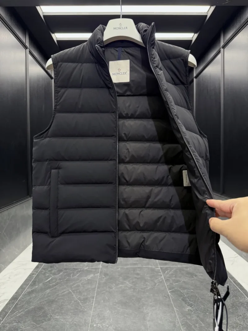 Replica Moncler Giaf Down Vest Black Matte Style Reps - RepLuxe
