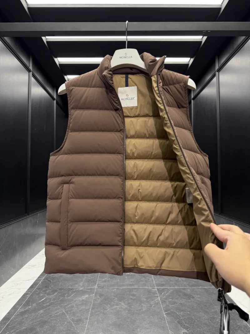 Replica Moncler Giaf Vest Brown Matte Style Reps - RepLuxe