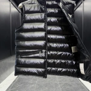 Replica Moncler Gui Vest Black Lightweight Design Reps - RepLuxe