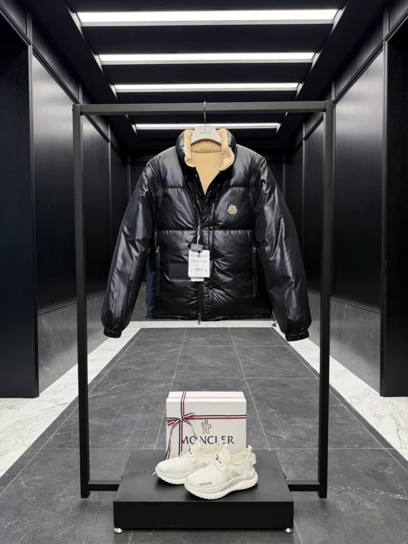 Replica Moncler Verone Beige Reversible Jacket Reps - RepLuxe