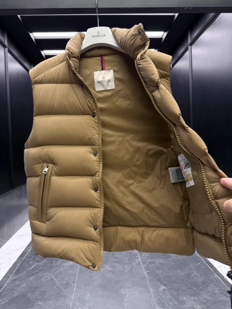 Replica Moncler Tibb Vest Khaki Quilted Style Reps - RepLuxe
