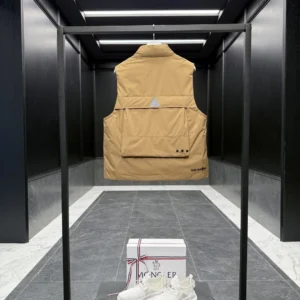 Replica Moncler Grenoble Tongass Vest Beige Outdoor Reps - RepLuxe