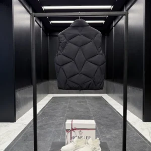 Replica Moncler Vendavel Vest Black Quilted Style Reps - RepLuxe