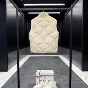 Replica Moncler Vendavel Quilted Vest Beige Men Reps - RepLuxe