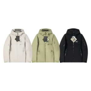 Replica Arc'teryx Macai Jacket Light Grey Hooded Reps - RepLuxe