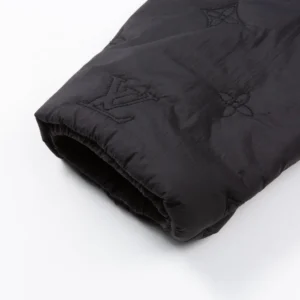 Replica Louis Vuitton Monogram Quilted Jacket Black Reps - RepLuxe