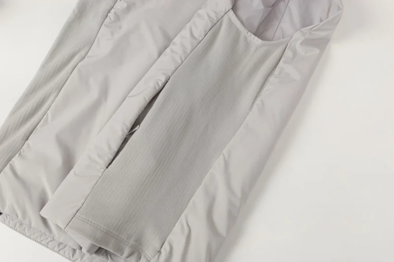 Replica Arcteryx Embroidered Vest Light Grey Sleeveless Reps - RepLuxe