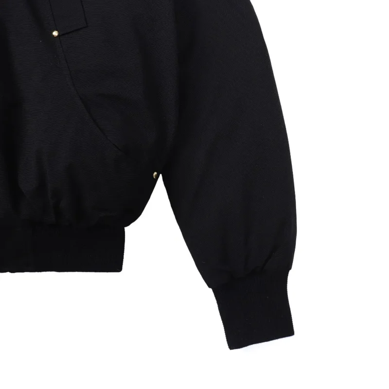 Replica Moose Knuckles Gold Scissor Down Jacket Black Reps - RepLuxe