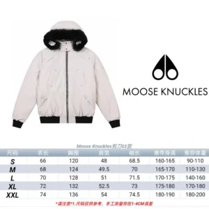 Replica Moose Knuckles Scissor 02 White Jacket Reps - RepLuxe
