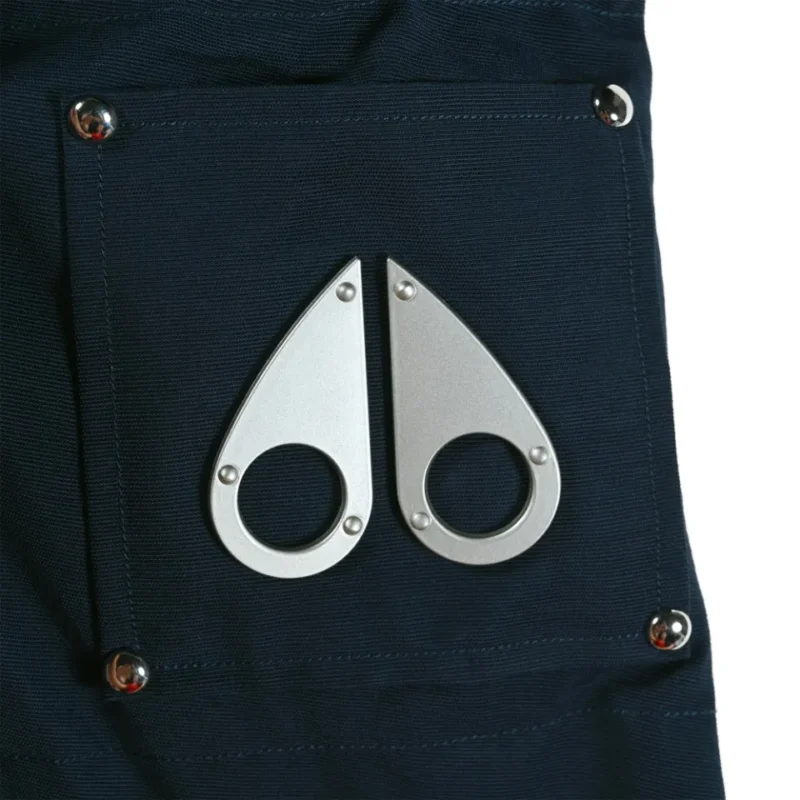 Replica Moose Knuckles Classic Bomber Jacket Navy Reps - RepLuxe