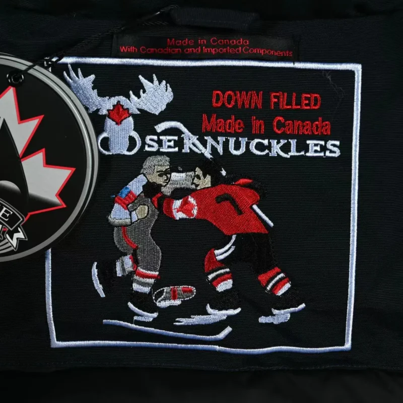 Replica Moose Knuckles Classic Bomber Jacket Navy Reps - RepLuxe