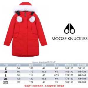 Replica Moose Knuckles Scissor 01 Parka Red Fur Reps - RepLuxe
