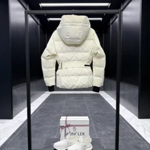 Replica Moncler Grenoble Tolima Down Jacket Ivory Short Reps - RepLuxe