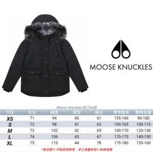 Replica Moose Knuckles Scissor 04 Black Jacket Reps - RepLuxe