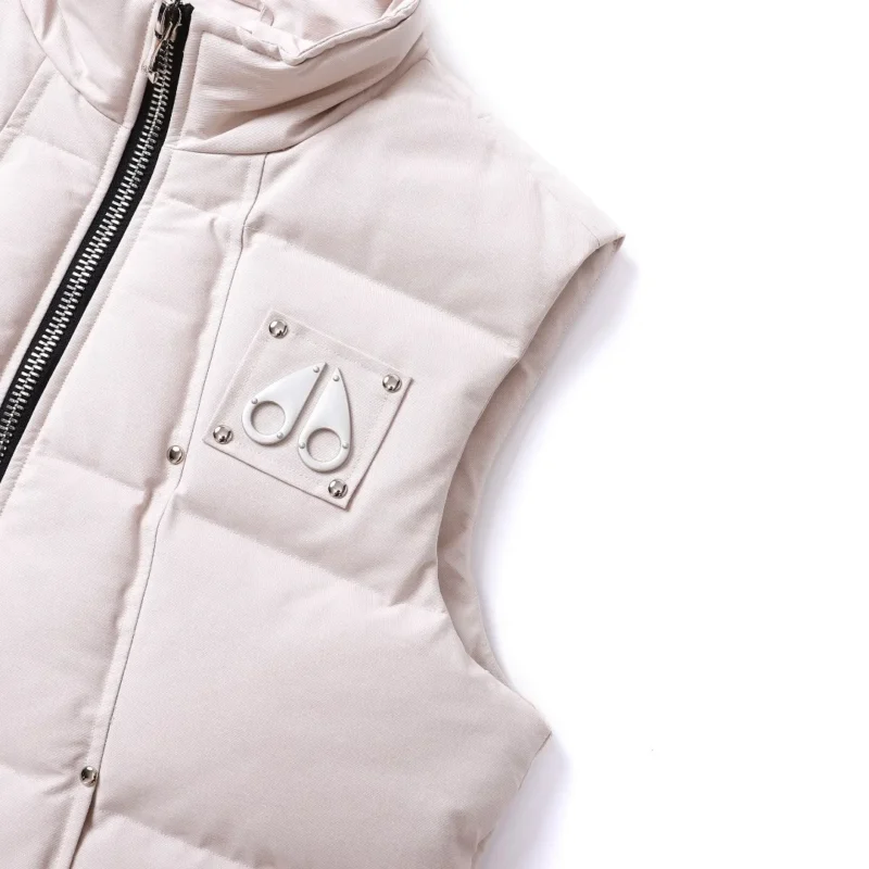 Replica Moose Knuckles Vest Off White Quilted Reps - RepLuxe