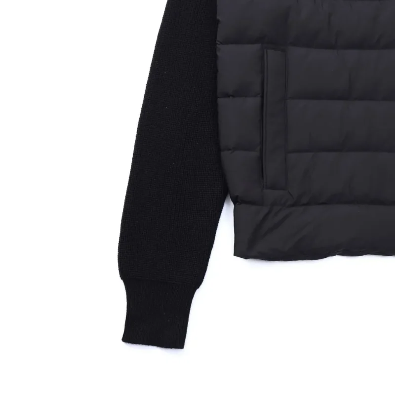 Replica Moncler M32 Knit Down Jacket Black Reps - RepLuxe