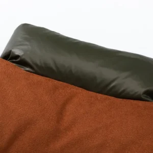 Replica The North Face Nuptse Jacket Olive Brown Reps - RepLuxe