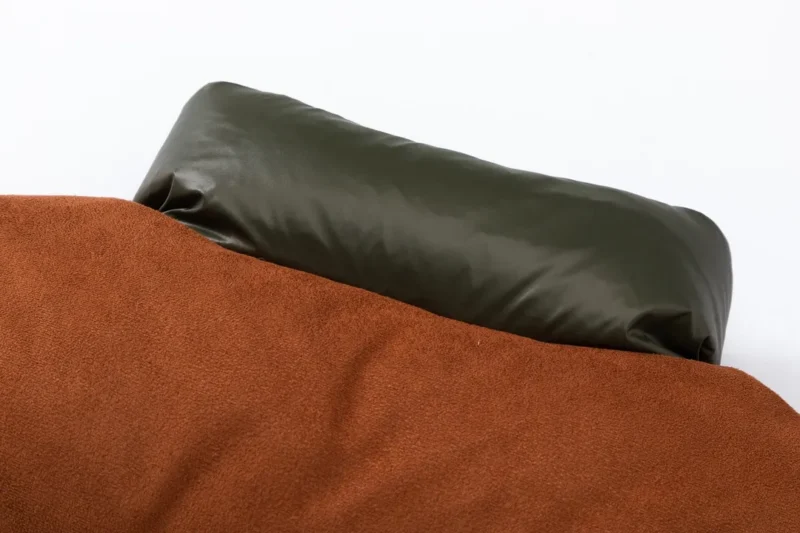 Replica The North Face Nuptse Jacket Olive Brown Reps - RepLuxe