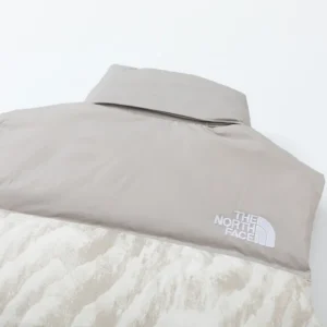 Replica The North Face 1996 Nuptse Zebra Vest White Reps - RepLuxe