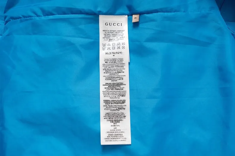 Replica THE NORTH FACE GUCCI Down Vest Blue Reps - RepLuxe