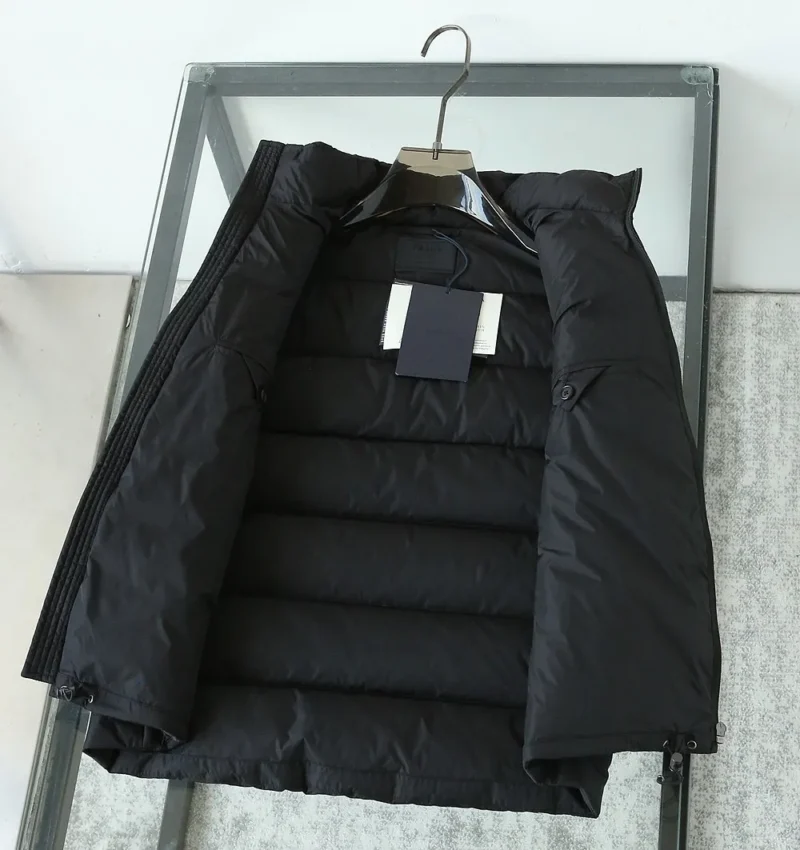 Replica Prada Re-Nylon Down Vest Cocoa Brown Reps - RepLuxe