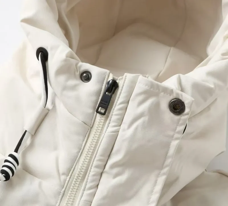 Replica Prada Hooded Down Jacket White Unisex Reps - RepLuxe