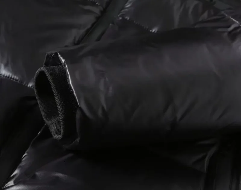 Replica Prada Hooded Down Jacket Black Unisex Reps - RepLuxe