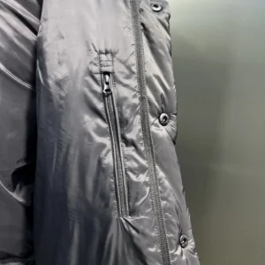 Replica Prada Down Jacket Black Detachable Hood Reps - RepLuxe