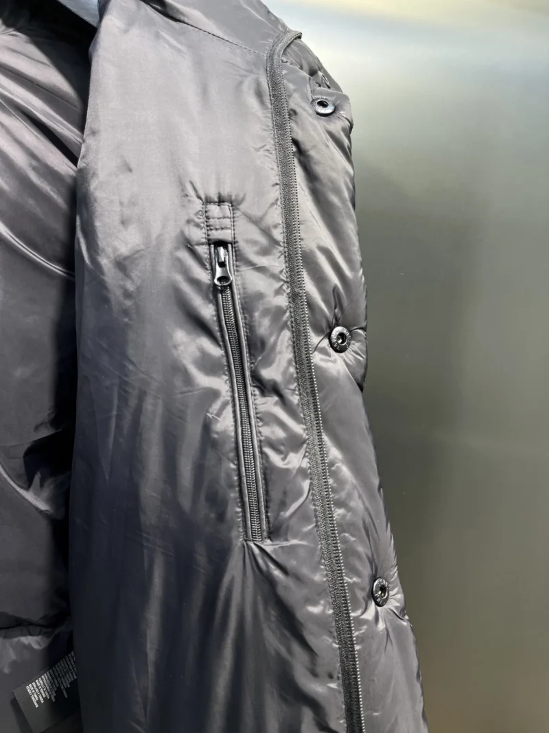 Replica Prada Down Jacket Black Detachable Hood Reps - RepLuxe