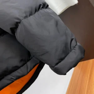 Replica Prada Fall Winter Down Jacket Black Hooded Reps - RepLuxe