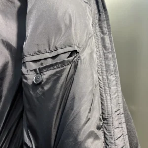 Replica Prada Long Waist Down Jacket Black Quilted Reps - RepLuxe