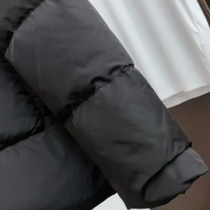 Replica Prada Fall Winter Stand Collar Down Jacket Black Reps - RepLuxe