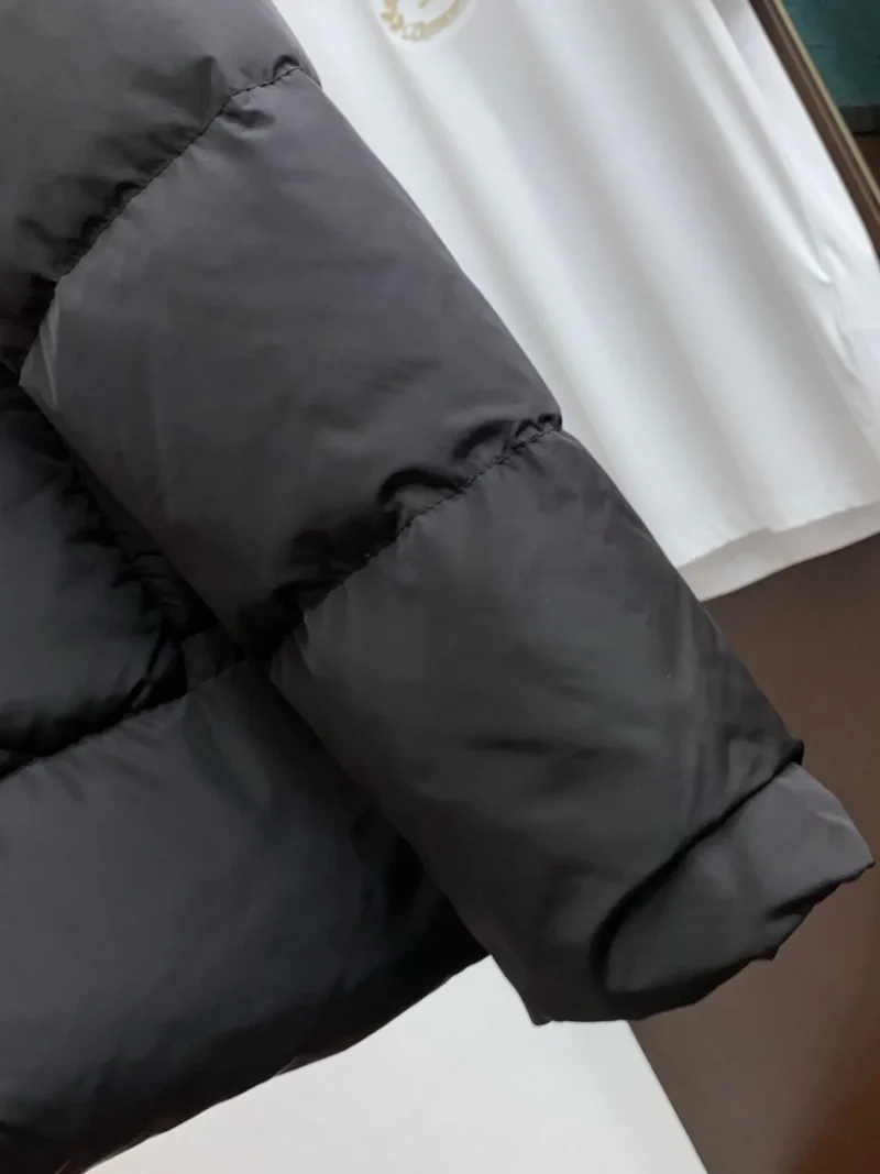 Replica Prada Fall Winter Stand Collar Down Jacket Black Reps - RepLuxe