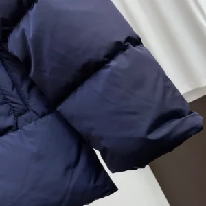 Replica Prada Fall Winter Stand Collar Puffer Jacket Blue Reps - RepLuxe