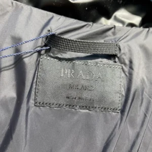 Replica Prada Down Jacket Black Hooded Puffer Reps - RepLuxe
