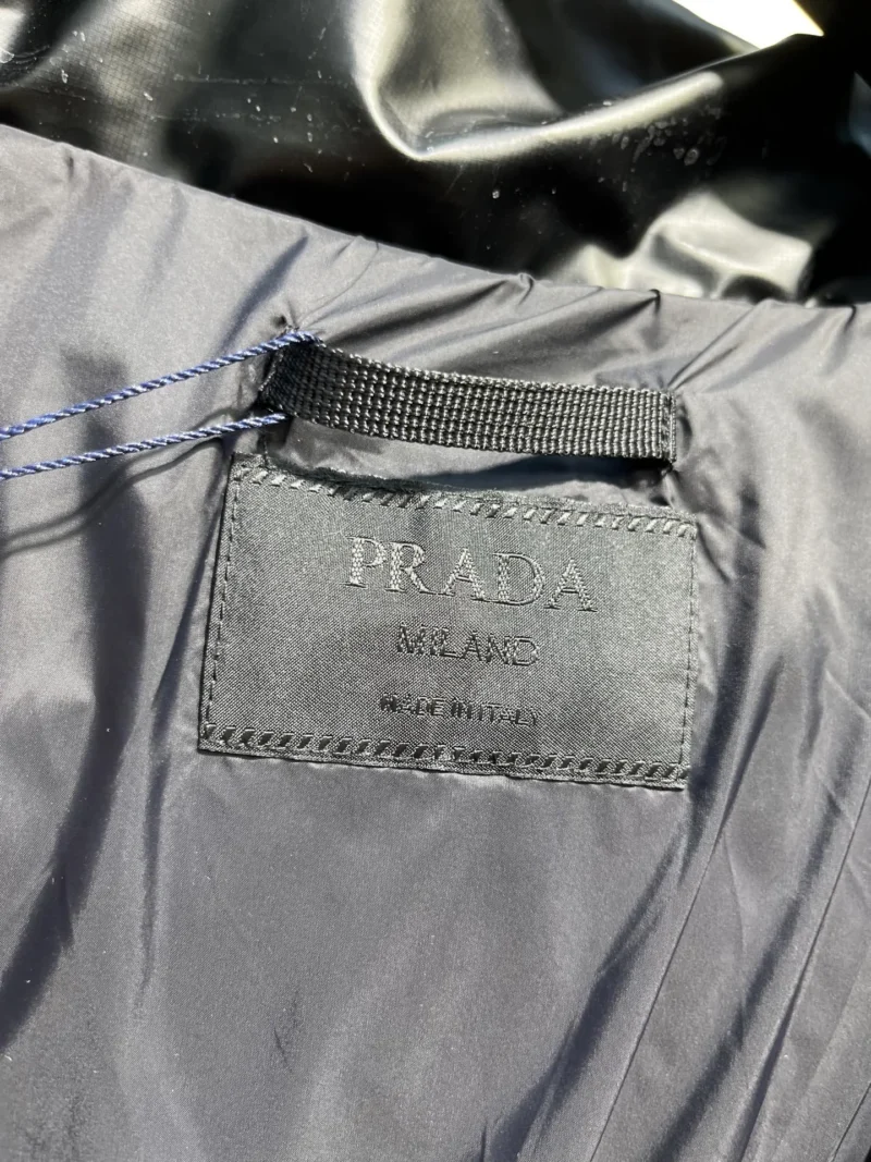 Replica Prada Down Jacket Black Hooded Puffer Reps - RepLuxe