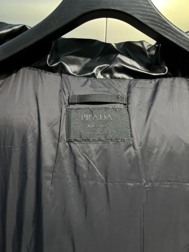 Replica Prada Down Jacket Black Minimalist Style Reps - RepLuxe